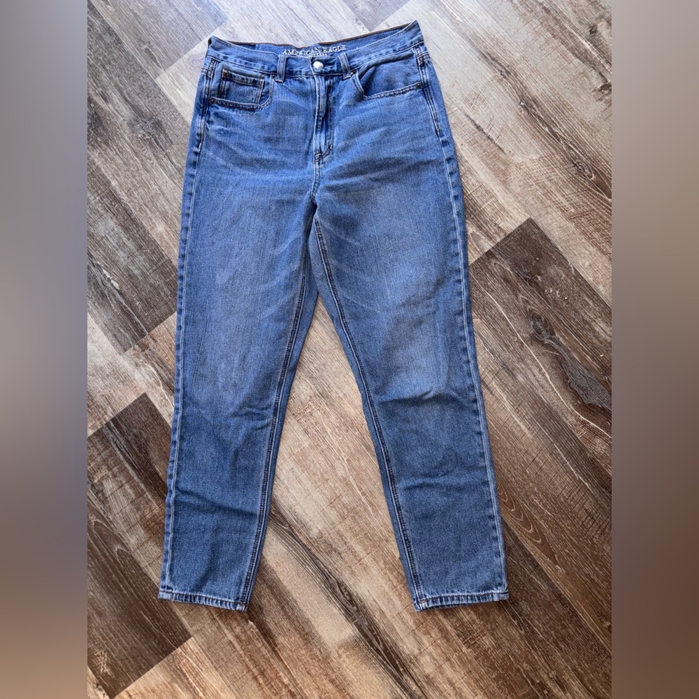 American Eagle Outfitters Women's Medium Blue Boyfriend Jeans